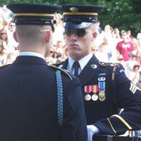 Soldiers at Arlington National Cemetary