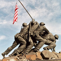 Iwo Jima Memorial in Washington DC